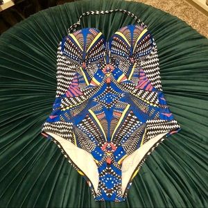 *NWT* Tribal Print Bathing Suite Sz L